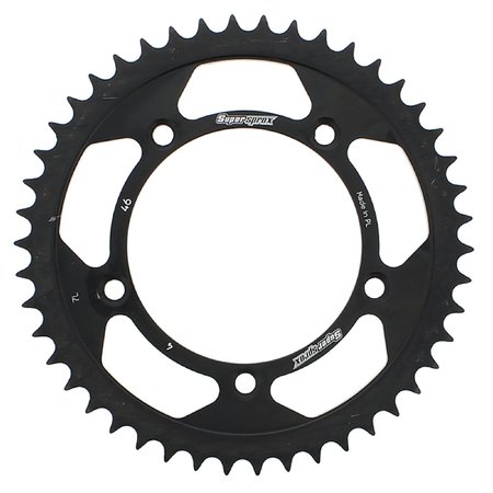 SUPERSPROX Steel Sprocket Black 46T- for KTM SX 65 98-19 RFE-4-46-BLK